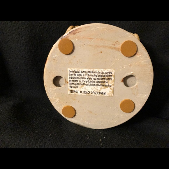 Ceramic Candle Holder with Three Angels - Great Condition - Picture 5 of 5